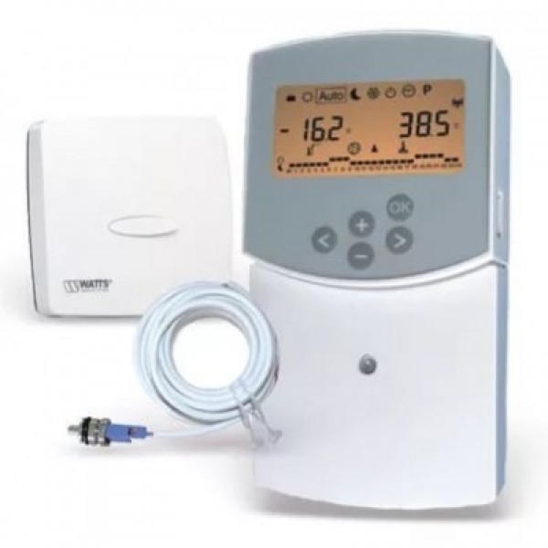 Модуль погодозависимый Watts Climatic Control CC-HC с дисплеем, для отопления и охлаждения 10021172
