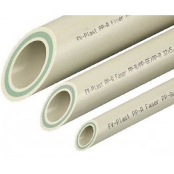Труба полипропиленовая Faser Стекловолокно  75x8,4 FV-Plast  AA107075004