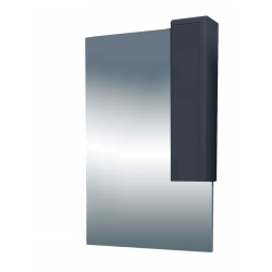 Шкаф зеркальный Соло-III 65, серый