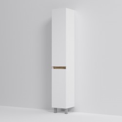 M85ACSR0306WG X-Joy, шкаф-колонна, напольный, правый, 30 см, двери, цвет: белый, глянец