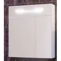 Зеркало-шкаф OPADIRIS ОКТАВА 60 c подсветкой бел