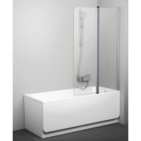 Шторка на ванну RAVAK CVS2-100 R сатин+стекло Transparent 7QRA0U00Z1