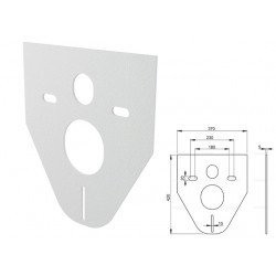Прокладка звукоизоляционная для подвесного унитаза и бидэ Miano М1101