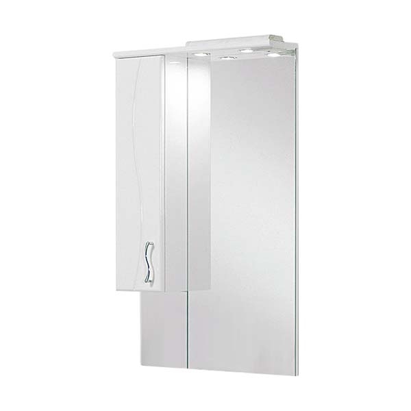 Зеркало-шкаф Акватон Дионис 67 М белый левый 1A008002DS01L