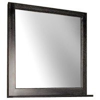 Зеркало Акватон ЖЕРОНА 105 черн.серебро (вып.свет.1AX001SVXX000/1AX017SVXX000) 1A158802GEM50