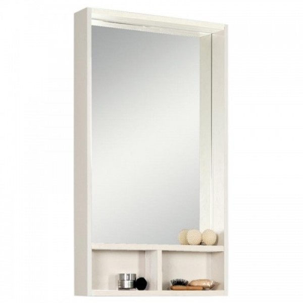 Зеркало-шкаф Акватон Йорк 50 белый/выбеленное дерево 1A170002YOAY0