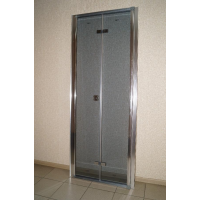 Душевая дверь 80x196, складная, тоннированная