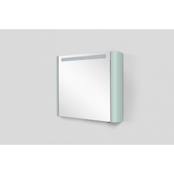 M30MCL0801GG Sensation, зеркало, зеркальный шкаф, левый, 80 см, с подсветкой, мятный, глянцевая,шт
