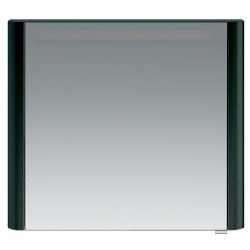 Зеркальный шкаф AM.PM Sensation левый 80 см с подсветкой антрацит глянцевая M30MCL0801AG