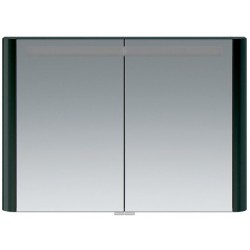 Зеркальный шкаф AM.PM Sensation 100 см с подсветкой антрацит глянцевая M30MCX1001AG