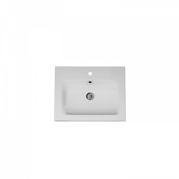 M70AWCC0602WG SPIRIT 2.0, Раковина мебельная, керамическая, 60 см, встроенная, цвет: белый, глянец