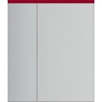 Зеркальный шкаф AM.PM SPIRIT 2.0 с LED-подсветкой правый 60см цвет: красный глянец M70AMCR0601RG