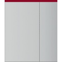 Зеркальный шкаф AM.PM SPIRIT 2.0 с LED-подсветкой левый 60см цвет: красный глянец M70AMCL0601RG