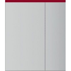 Зеркальный шкаф AM.PM SPIRIT 2.0 с LED-подсветкой левый 60см цвет: красный глянец M70AMCL0601RG