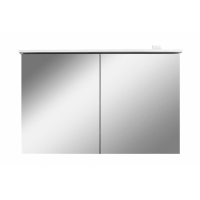M70AMCX1001WG SPIRIT 2.0, Зеркальный шкаф с LED-подсветкой, 100 см, цвет: белый, глянец