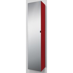 Шкаф-колонна AM.PM SPIRIT 2.0 подвесной левый 35см зеркальный фасад красный глянец M70ACHML0356RG